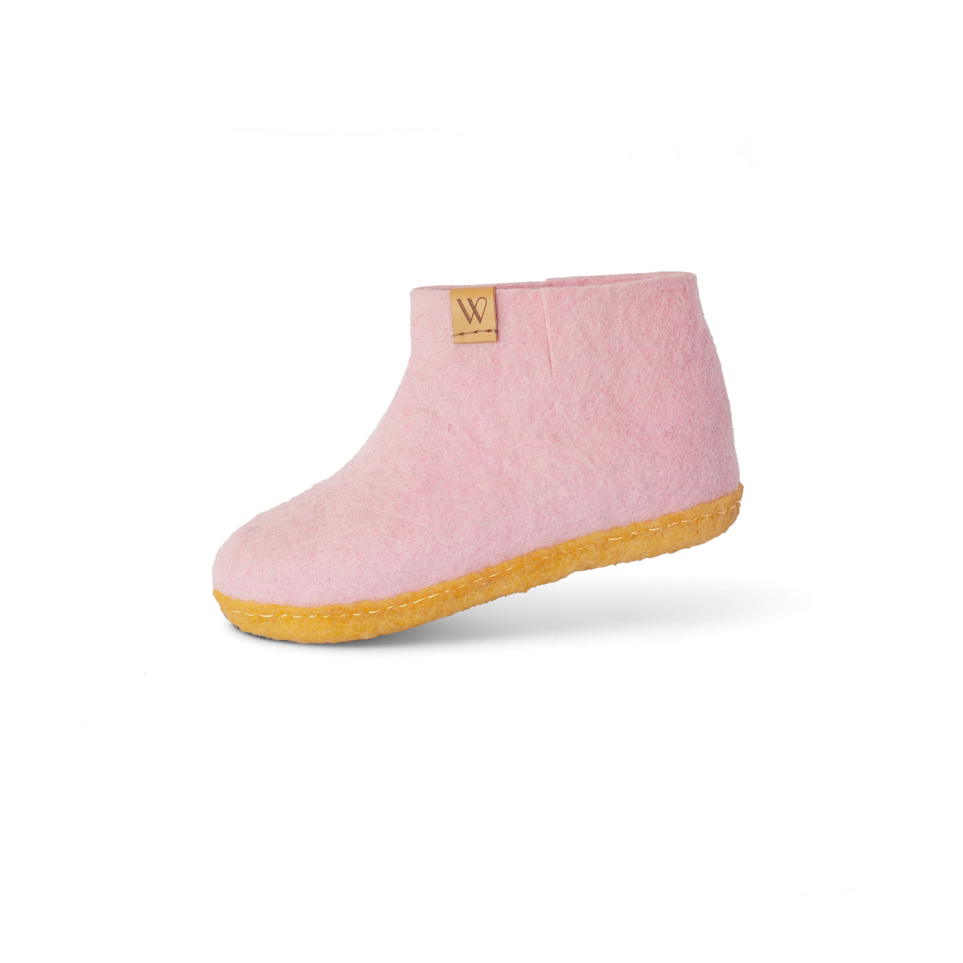 Kids wool boot slipper - Pink