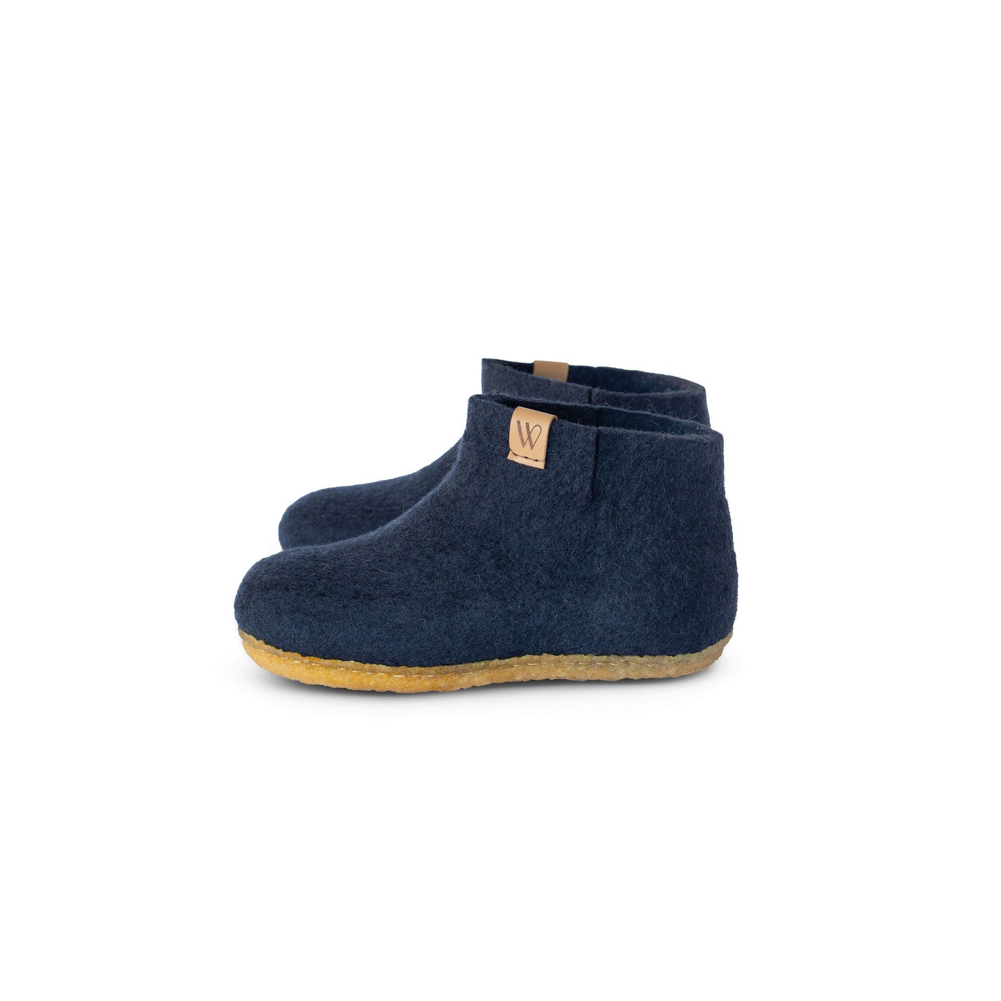 Kids wool boot slipper - Navy