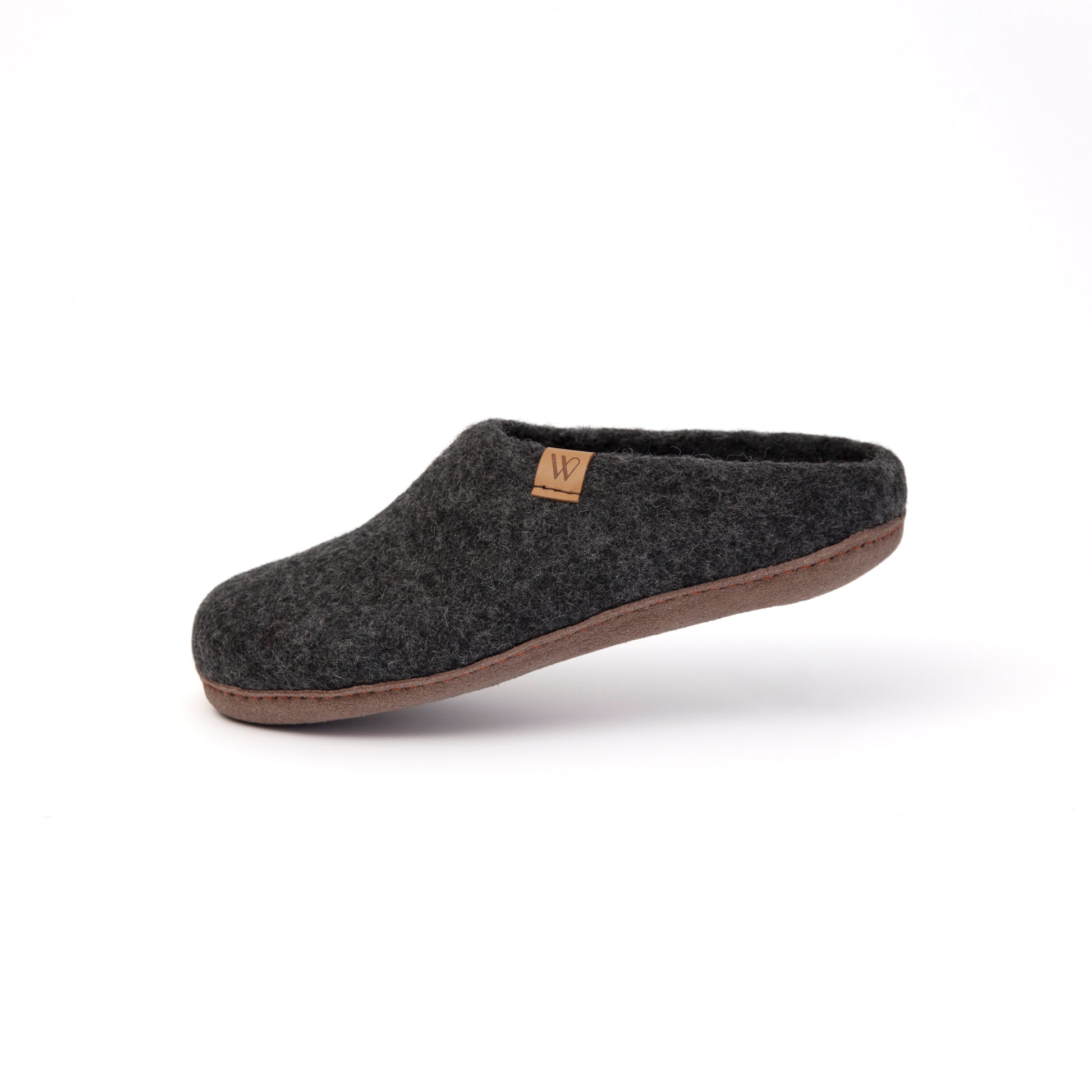 The Suffolk - Slip on Slipper Charcoal